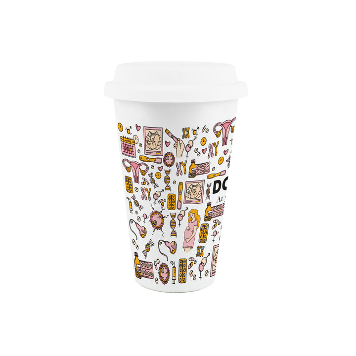 Purely Home Doula Ceramic Travel Mug