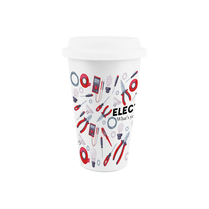 Purely Home Electrician Ceramic Travel Mug