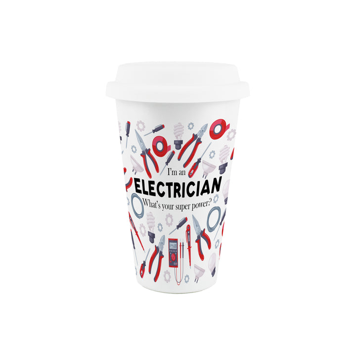 Purely Home Electrician Ceramic Travel Mug
