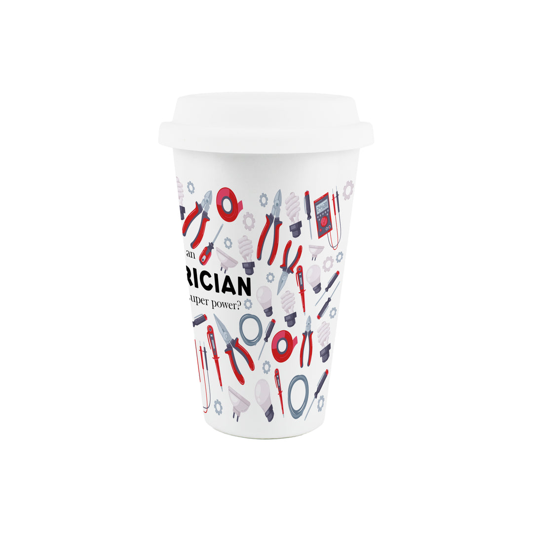 Purely Home Electrician Ceramic Travel Mug
