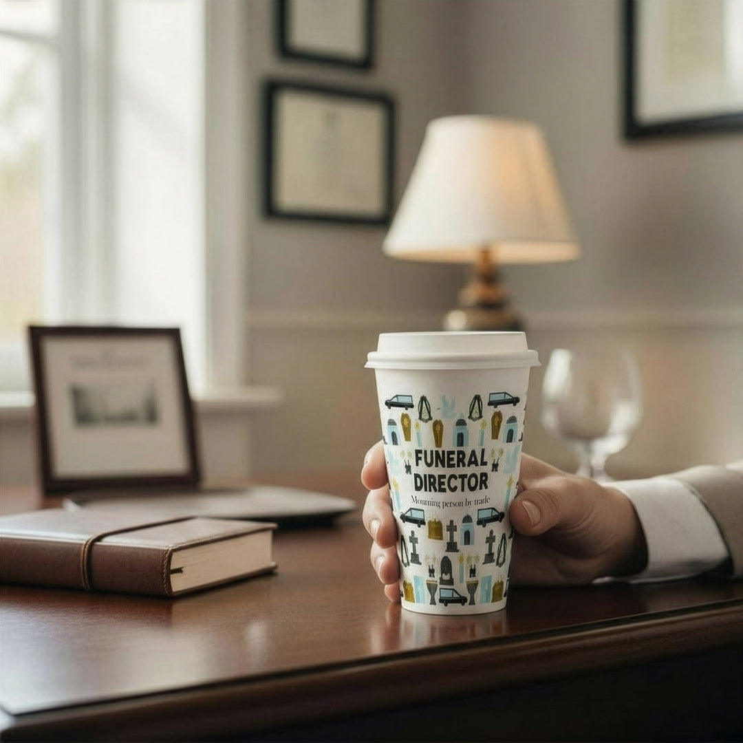 Purely Home Funeral Director Ceramic Travel Mug