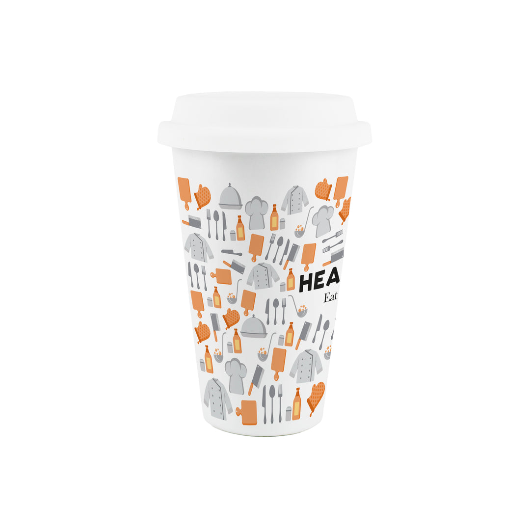 Purely Home Head Chef Ceramic Travel Mug