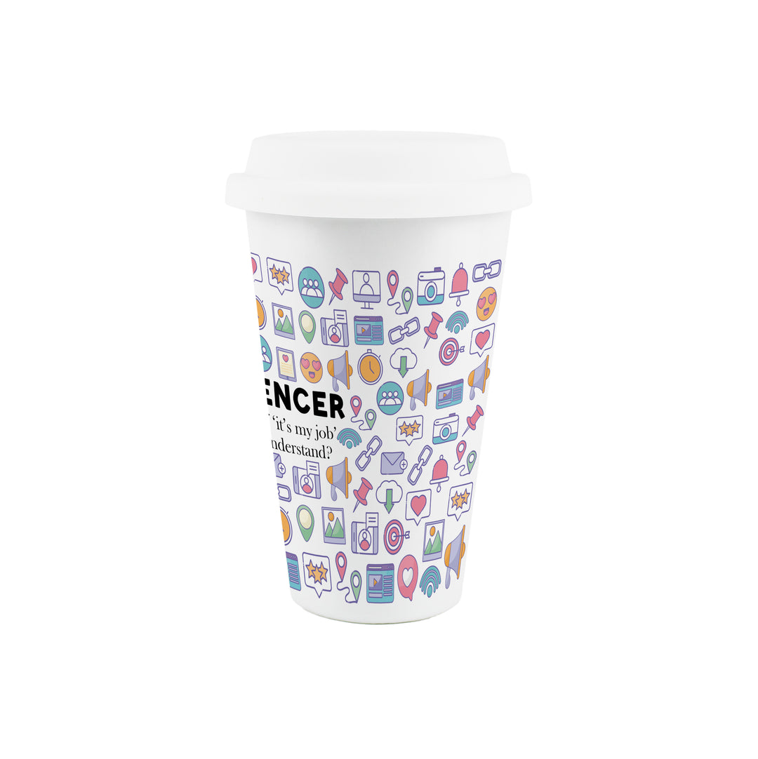 Purely Home Influencer Ceramic Travel Mug