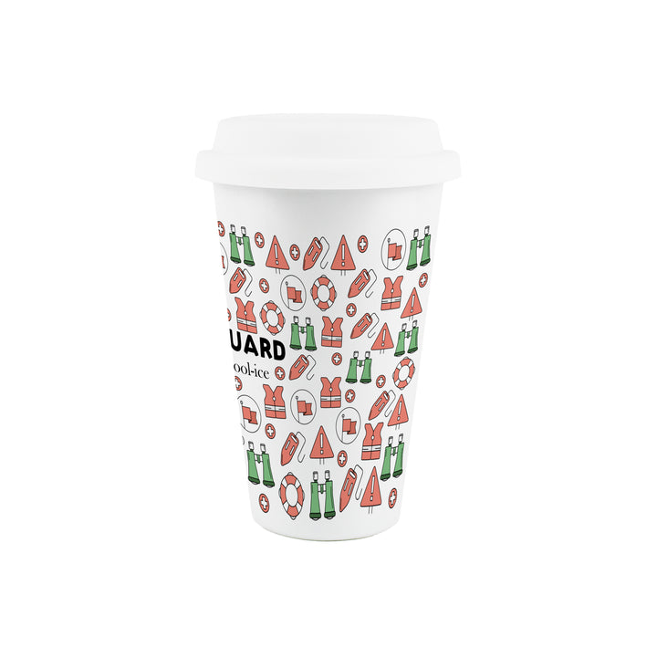 Purely Home Lifeguard Ceramic Travel Mug