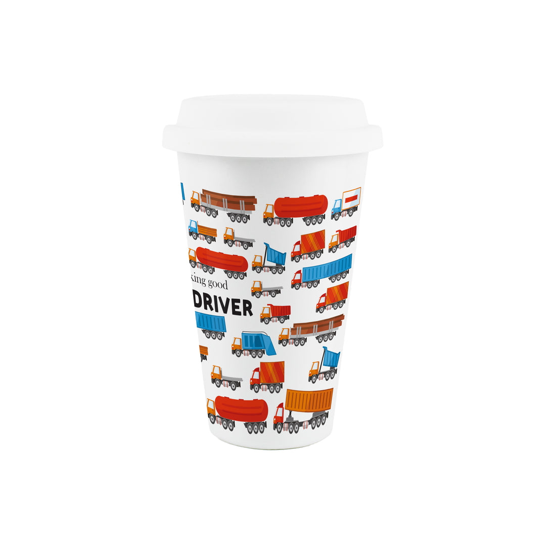 Purely Home Lorry Driver Ceramic Travel Mug