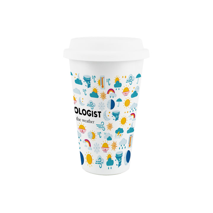 Purely Home Meteorologist Ceramic Travel Mug