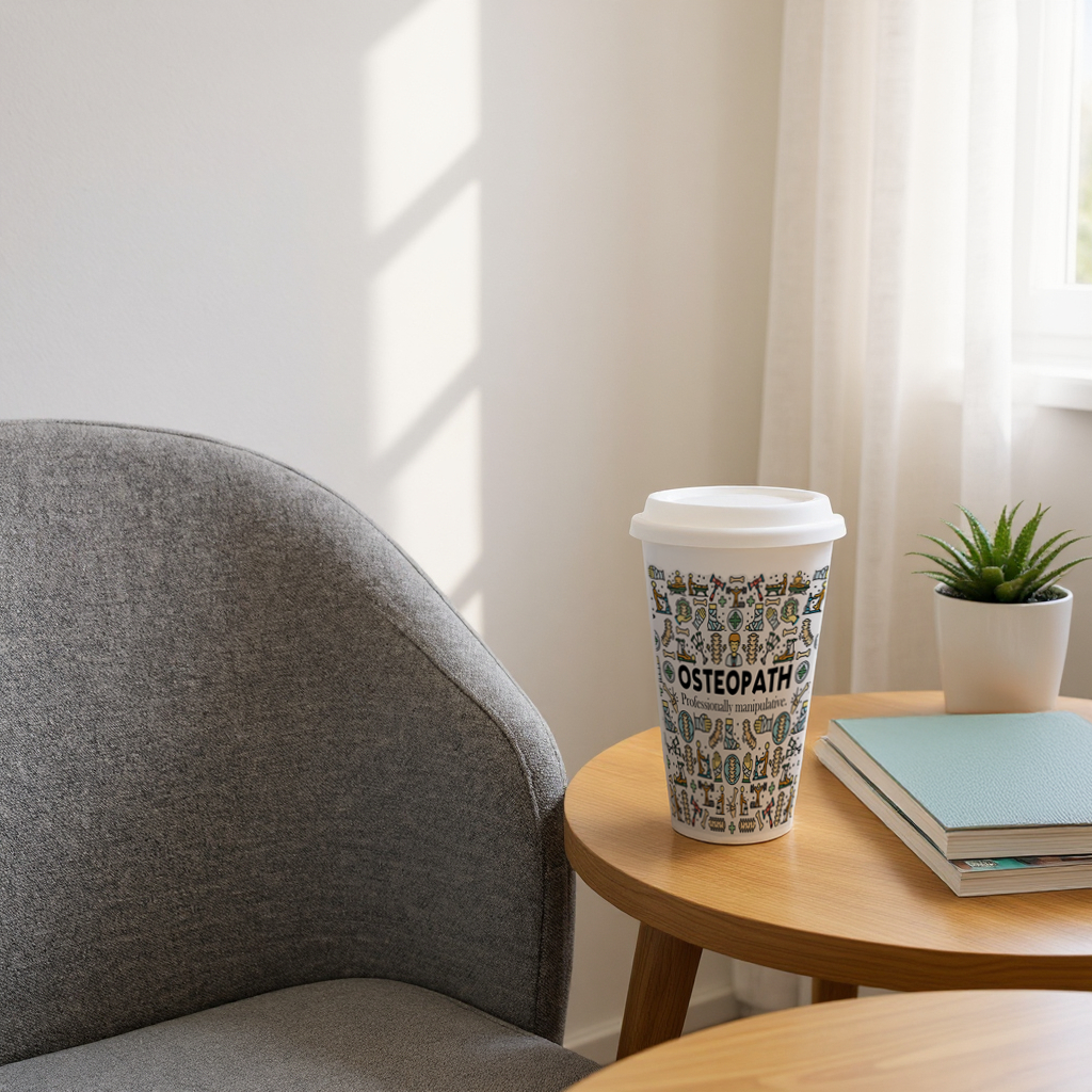 Purely Home Osteopath Ceramic Travel Mug