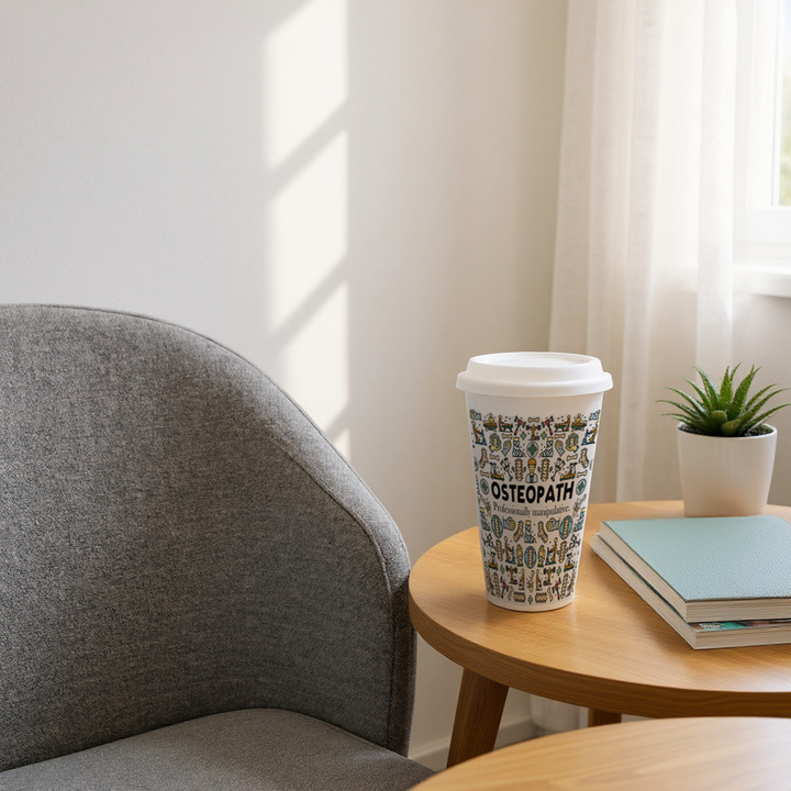 Purely Home Osteopath Ceramic Travel Mug