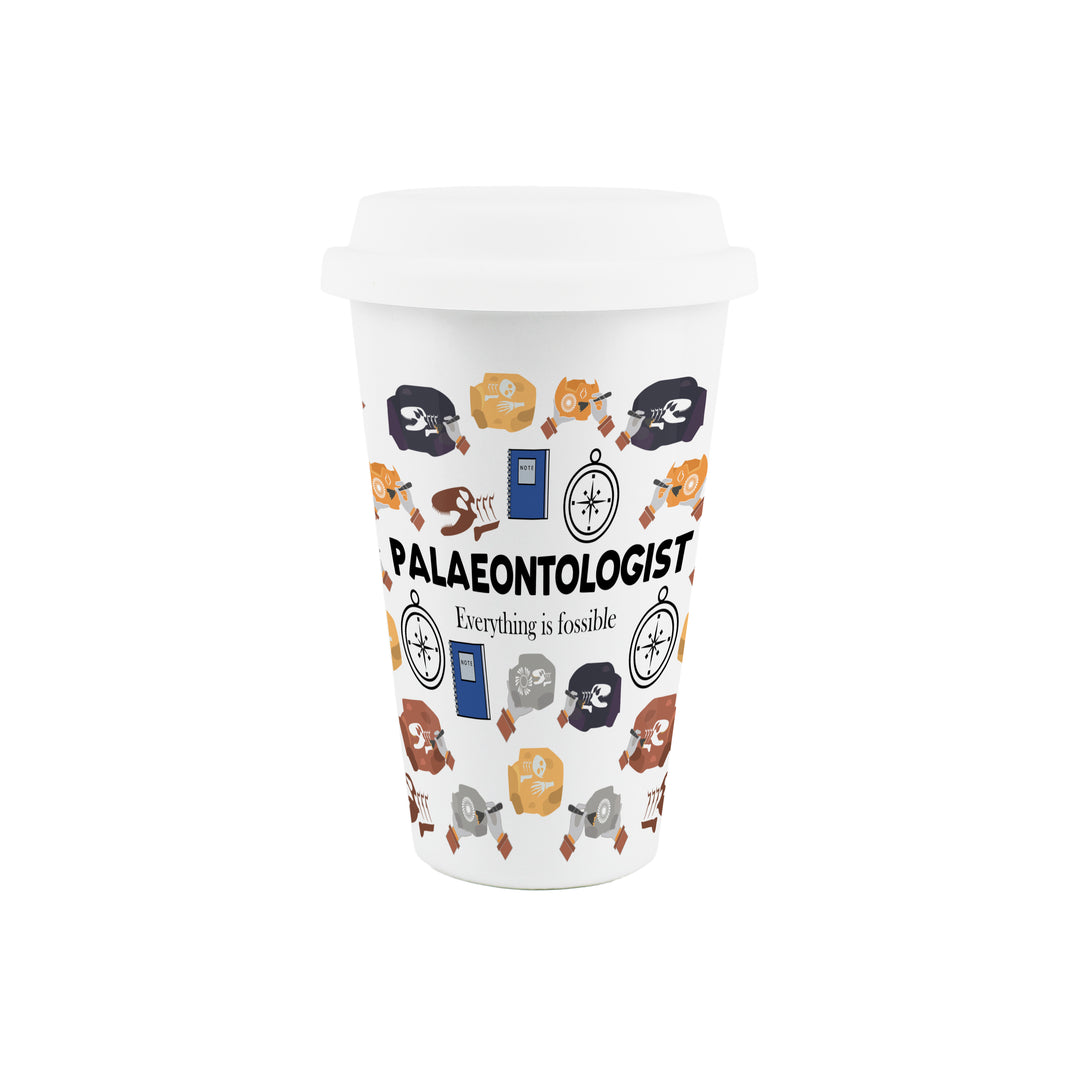 Purely Home Palaeontologist Ceramic Travel Mug