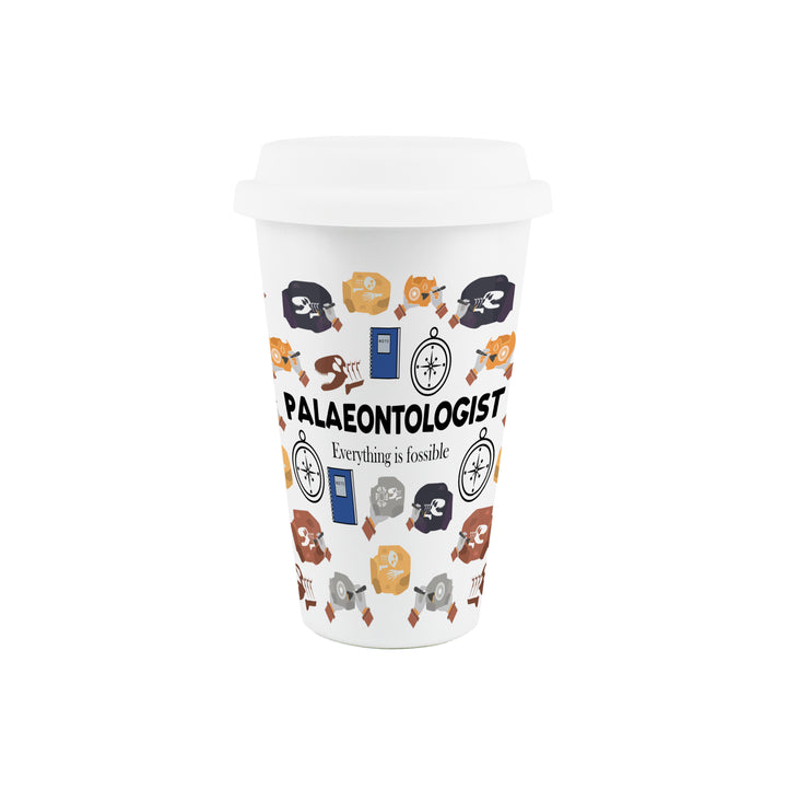 Purely Home Palaeontologist Ceramic Travel Mug