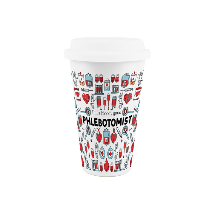 Purely Home Phlebotomist Ceramic Travel Mug