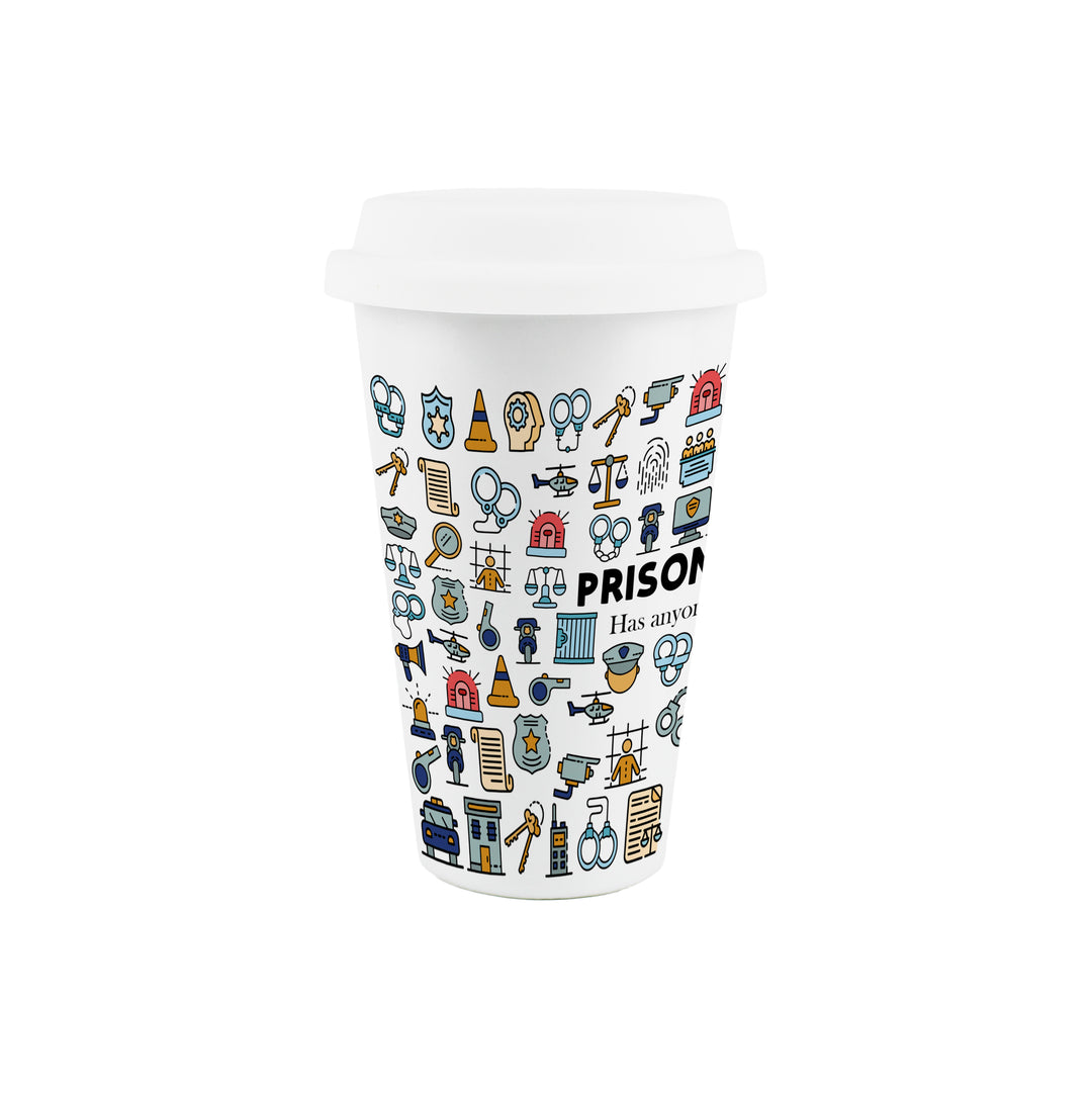Purely Home Prison Officer Ceramic Travel Mug