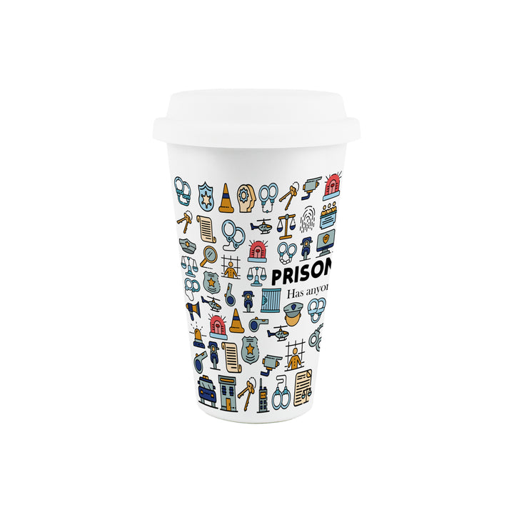 Purely Home Prison Officer Ceramic Travel Mug