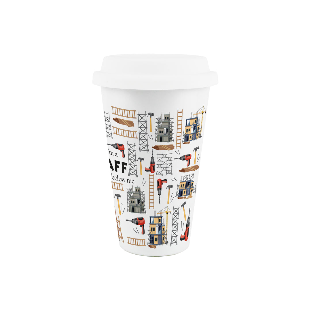 Purely Home Scaffolder Ceramic Travel Mug