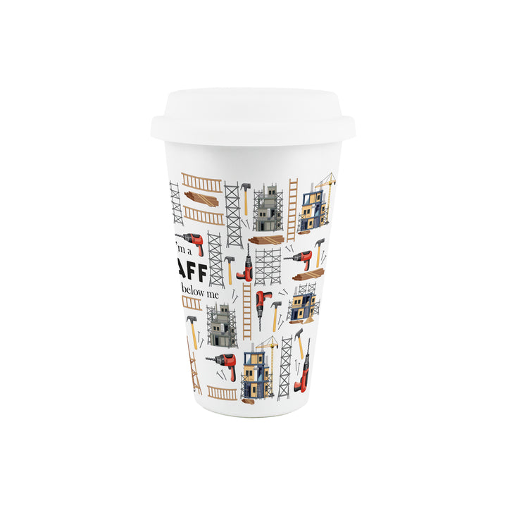 Purely Home Scaffolder Ceramic Travel Mug