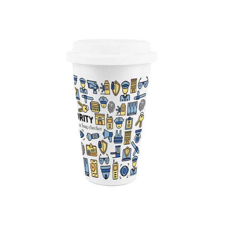 Purely Home Security Ceramic Travel Mug