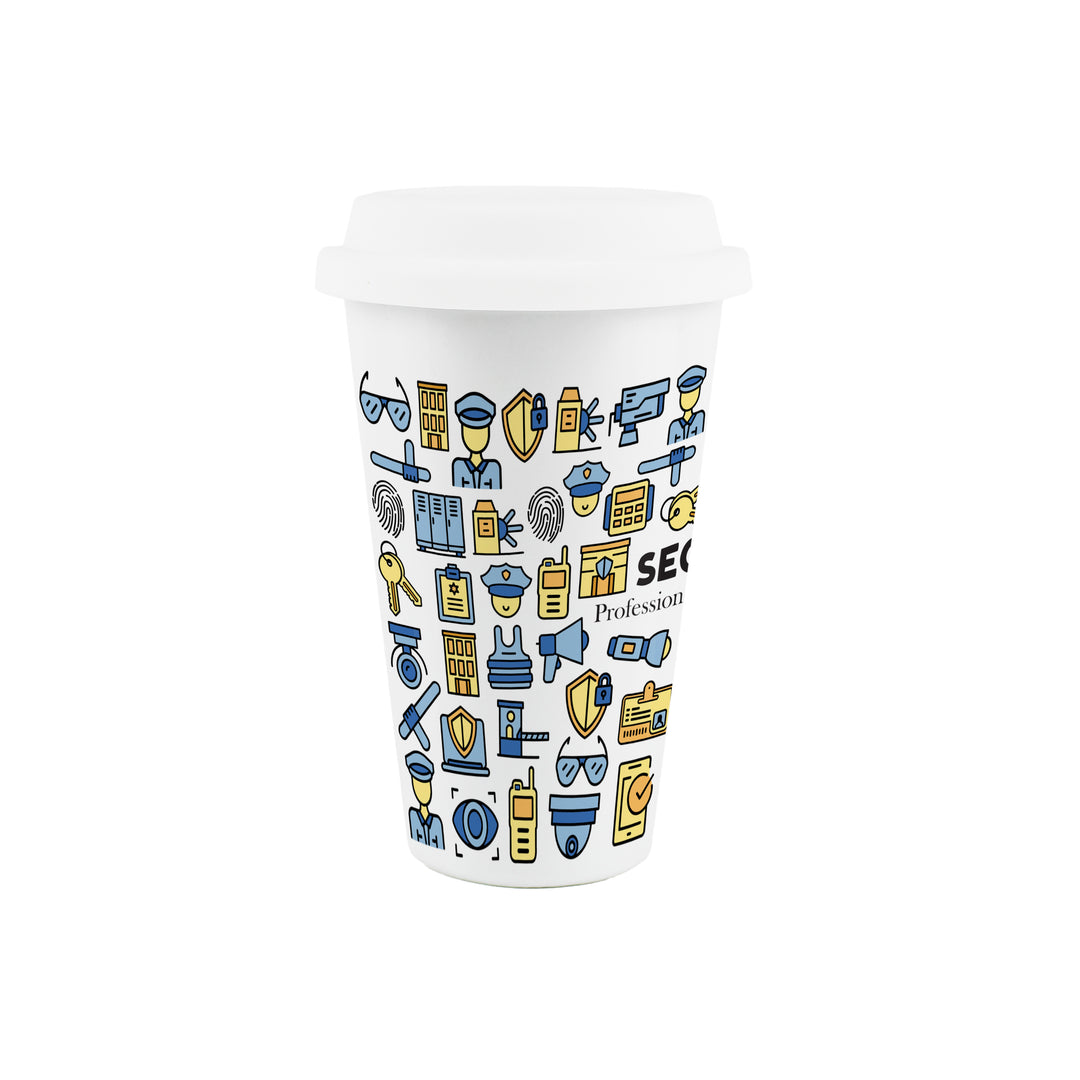 Purely Home Security Ceramic Travel Mug