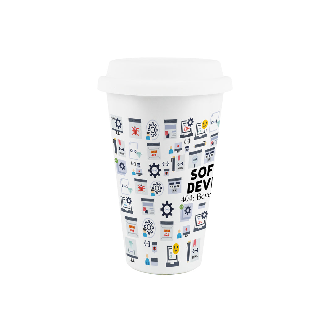 Purely Home Software Developer Ceramic Travel Mug