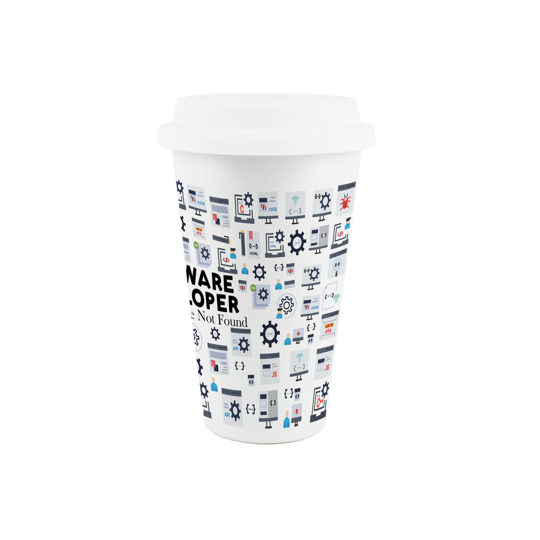 Purely Home Software Developer Ceramic Travel Mug