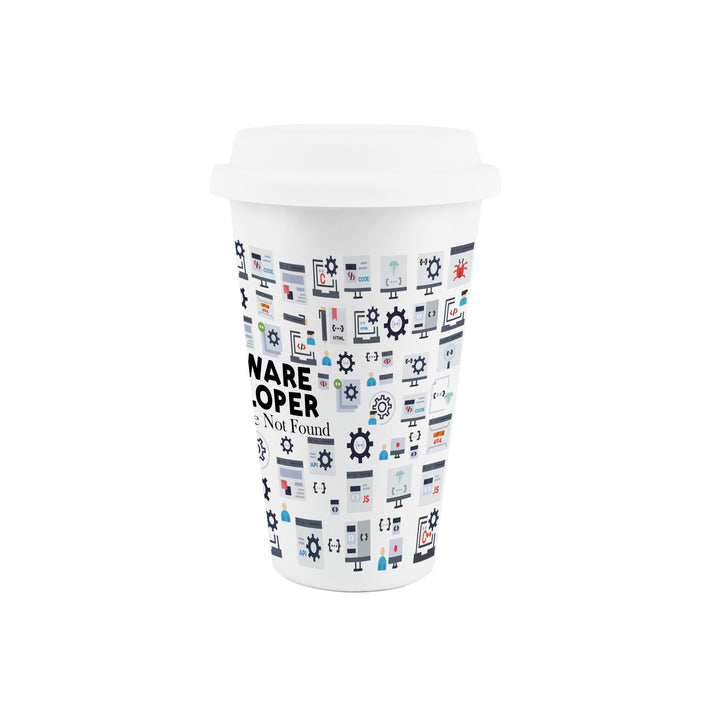 Purely Home Software Developer Ceramic Travel Mug