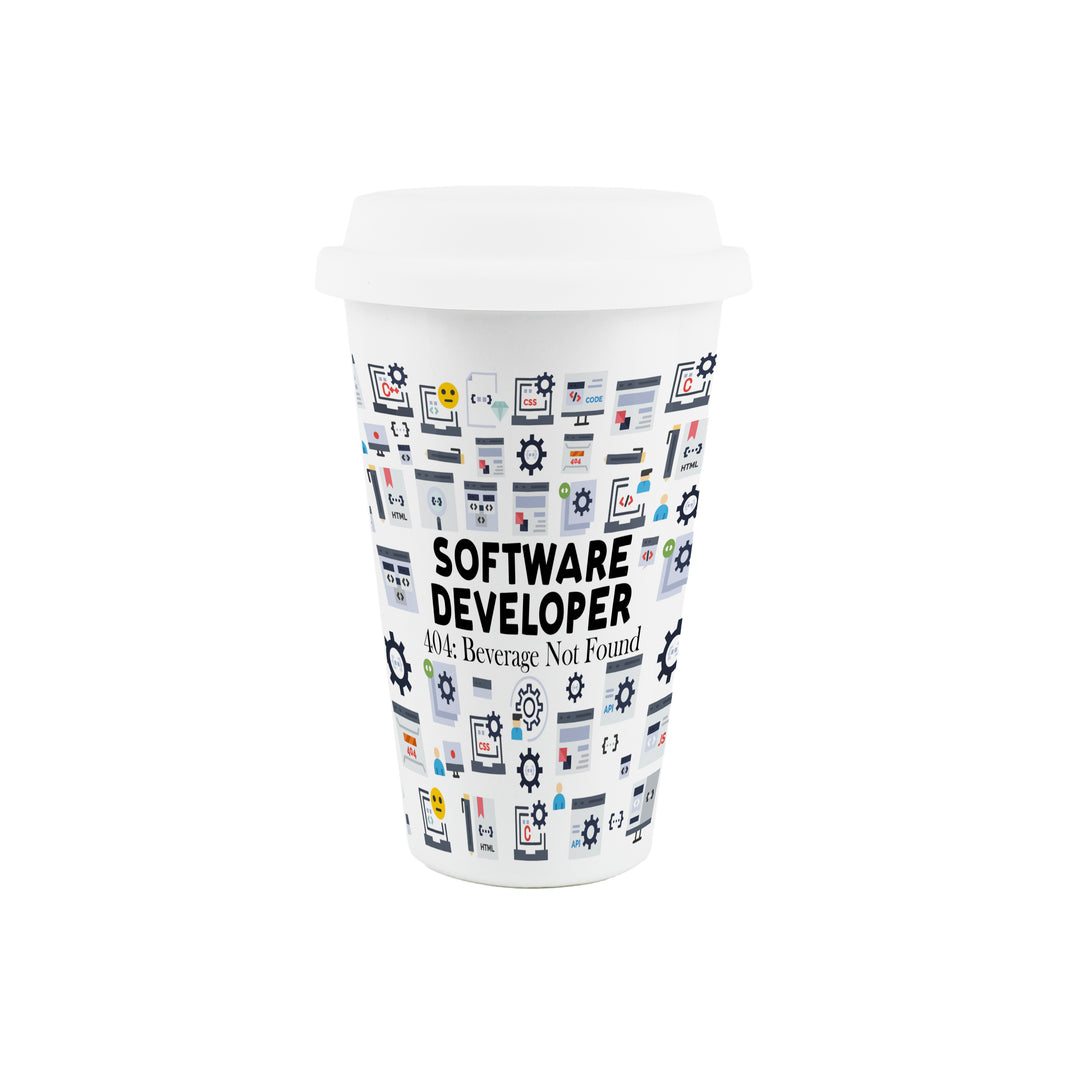 Purely Home Software Developer Ceramic Travel Mug