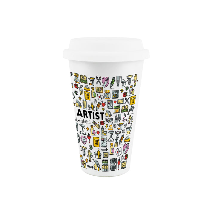 Purely Home Tattoo Artist Ceramic Travel Mug