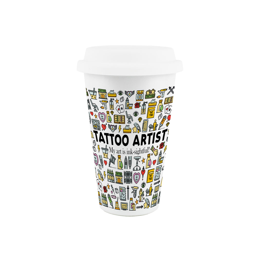 Purely Home Tattoo Artist Ceramic Travel Mug