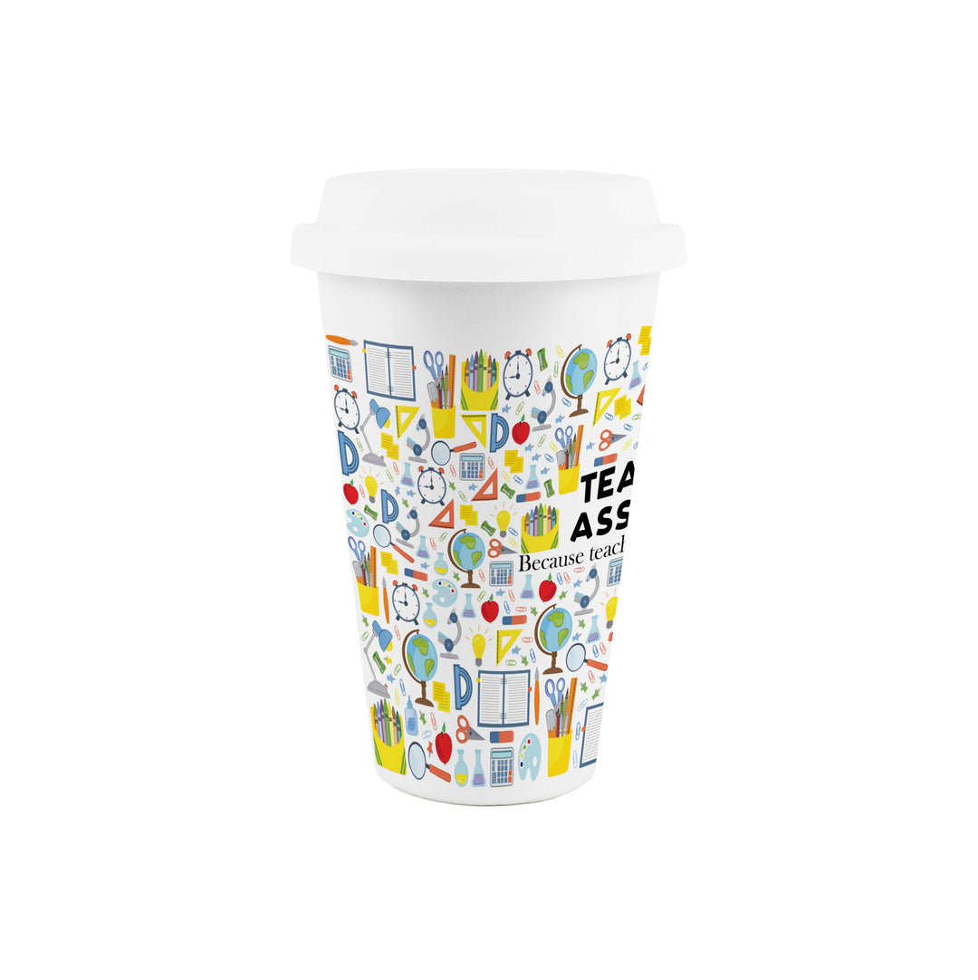 Purely Home Teaching Assistant Ceramic Travel Mug