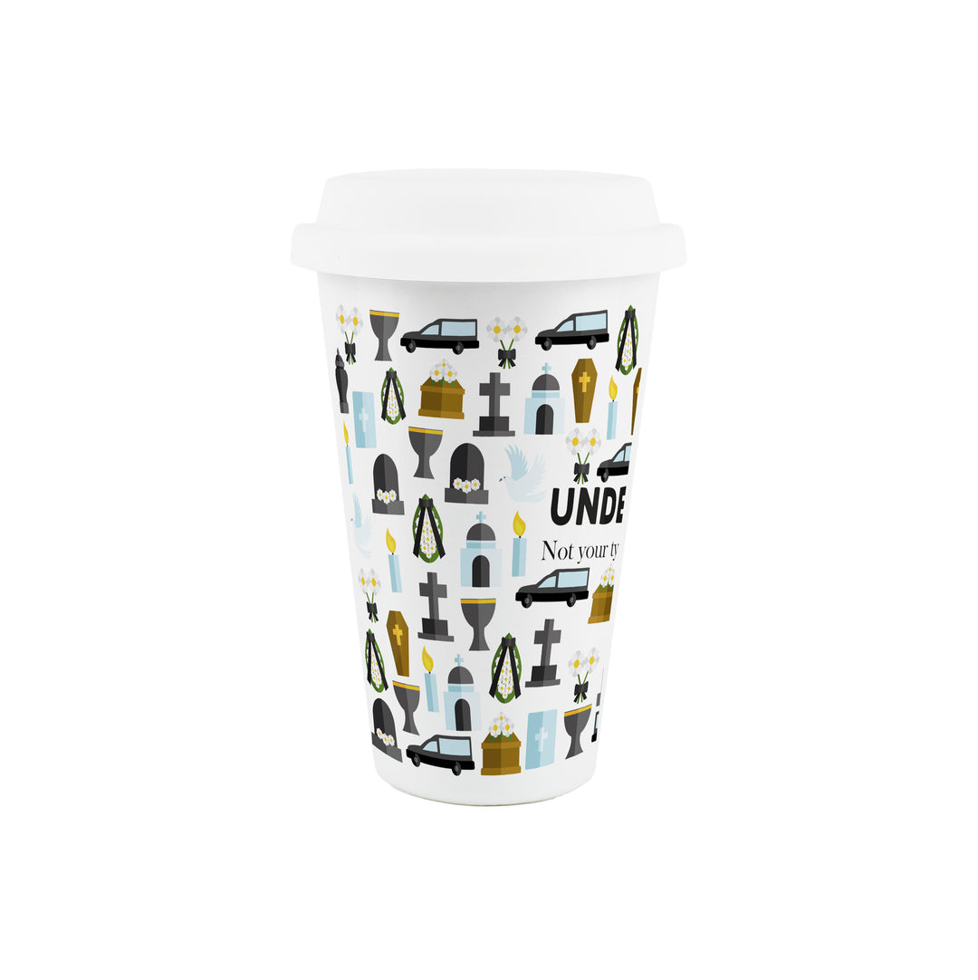 Purely Home Undertaker Ceramic Travel Mug