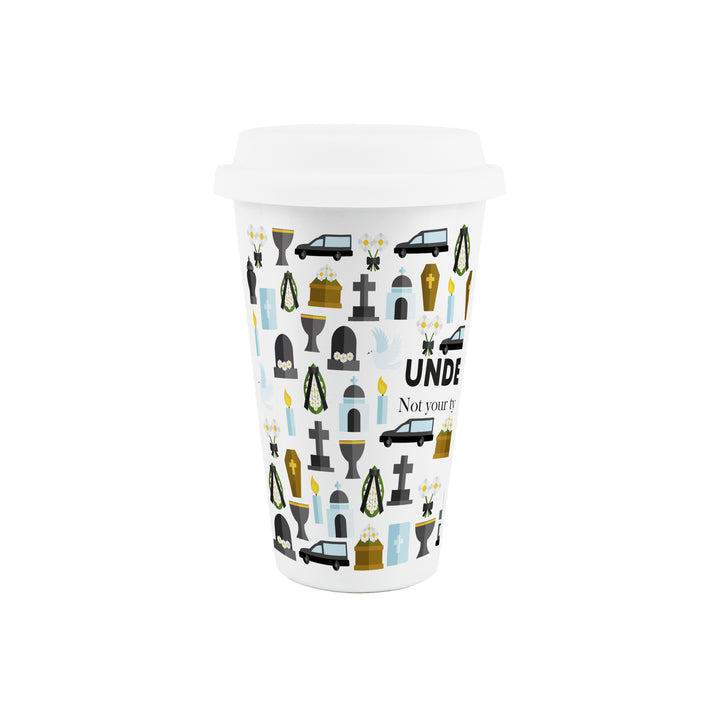 Purely Home Undertaker Ceramic Travel Mug