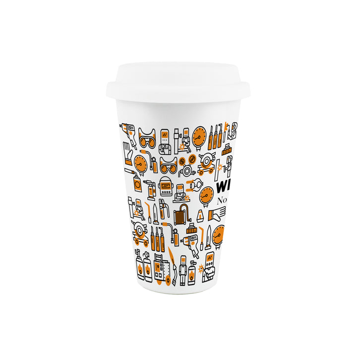 Purely Home Welder Ceramic Travel Mug