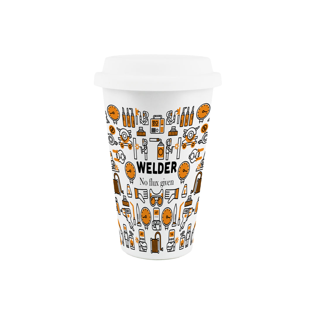 Purely Home Welder Ceramic Travel Mug