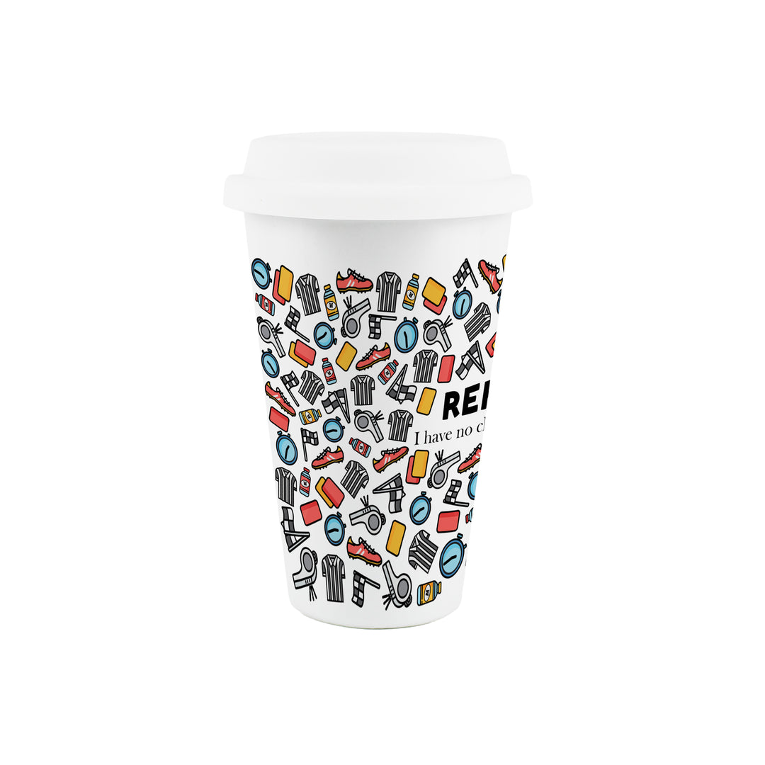 Purely Home Referee Ceramic Travel Mug