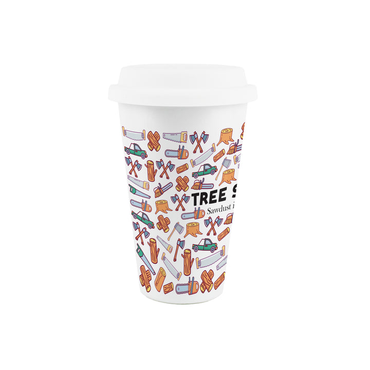 Purely Home Tree Surgeon Ceramic Travel Mug
