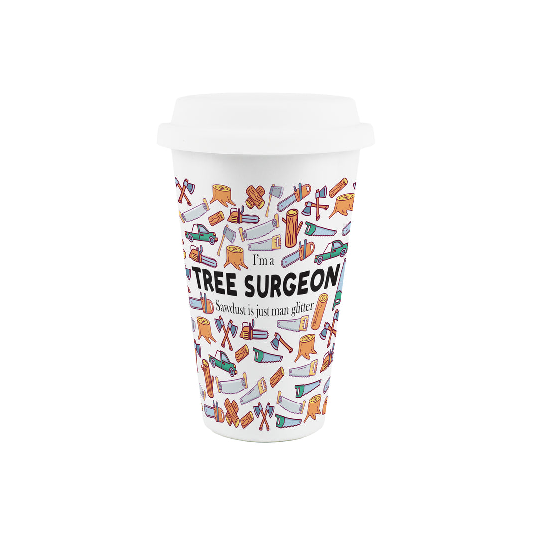 Purely Home Tree Surgeon Ceramic Travel Mug