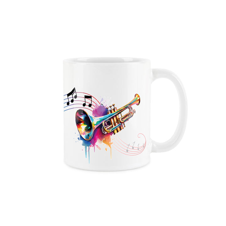 Purely Home Abstract Instruments Ceramic Mug