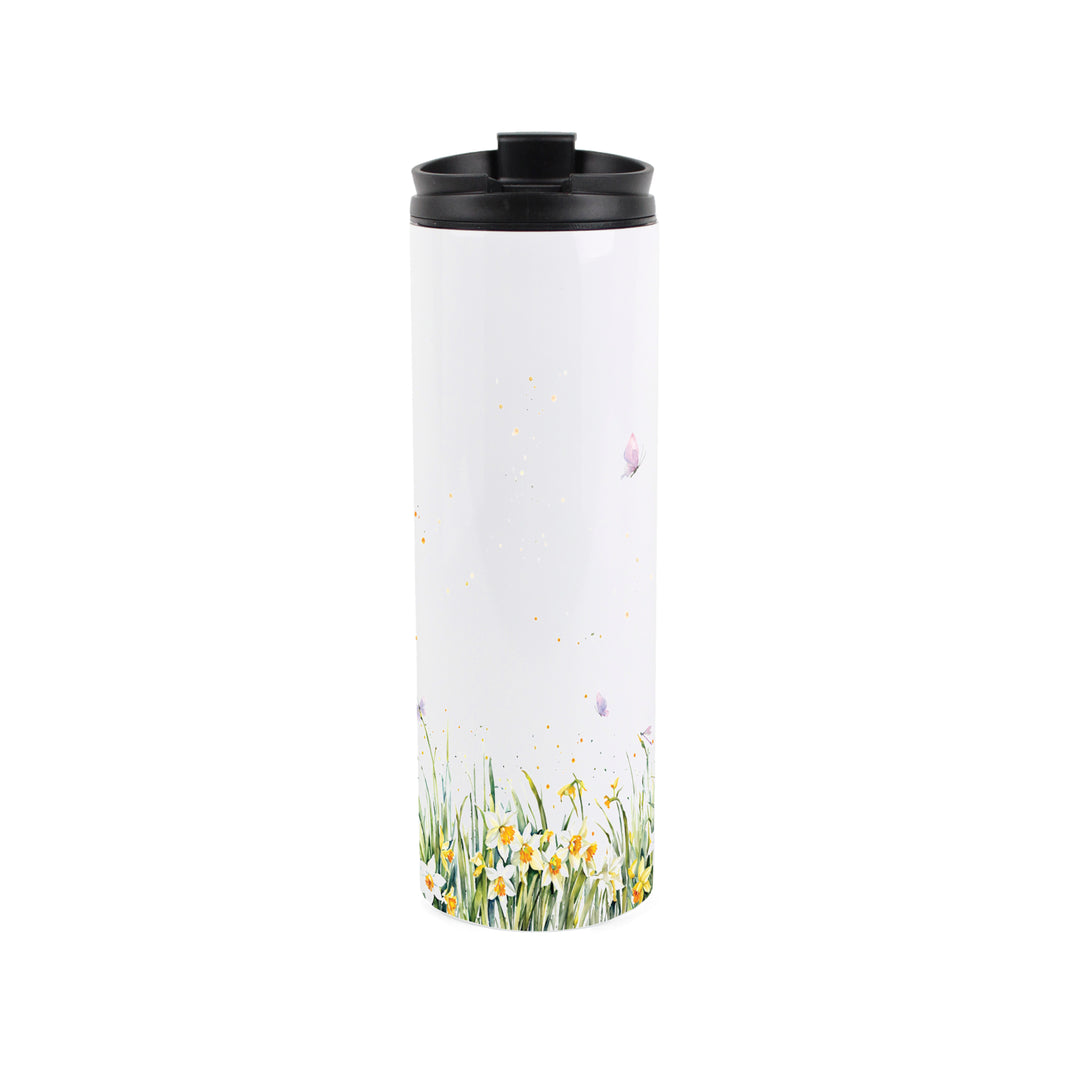 Purely Home Spring Daffodils Travel Flask