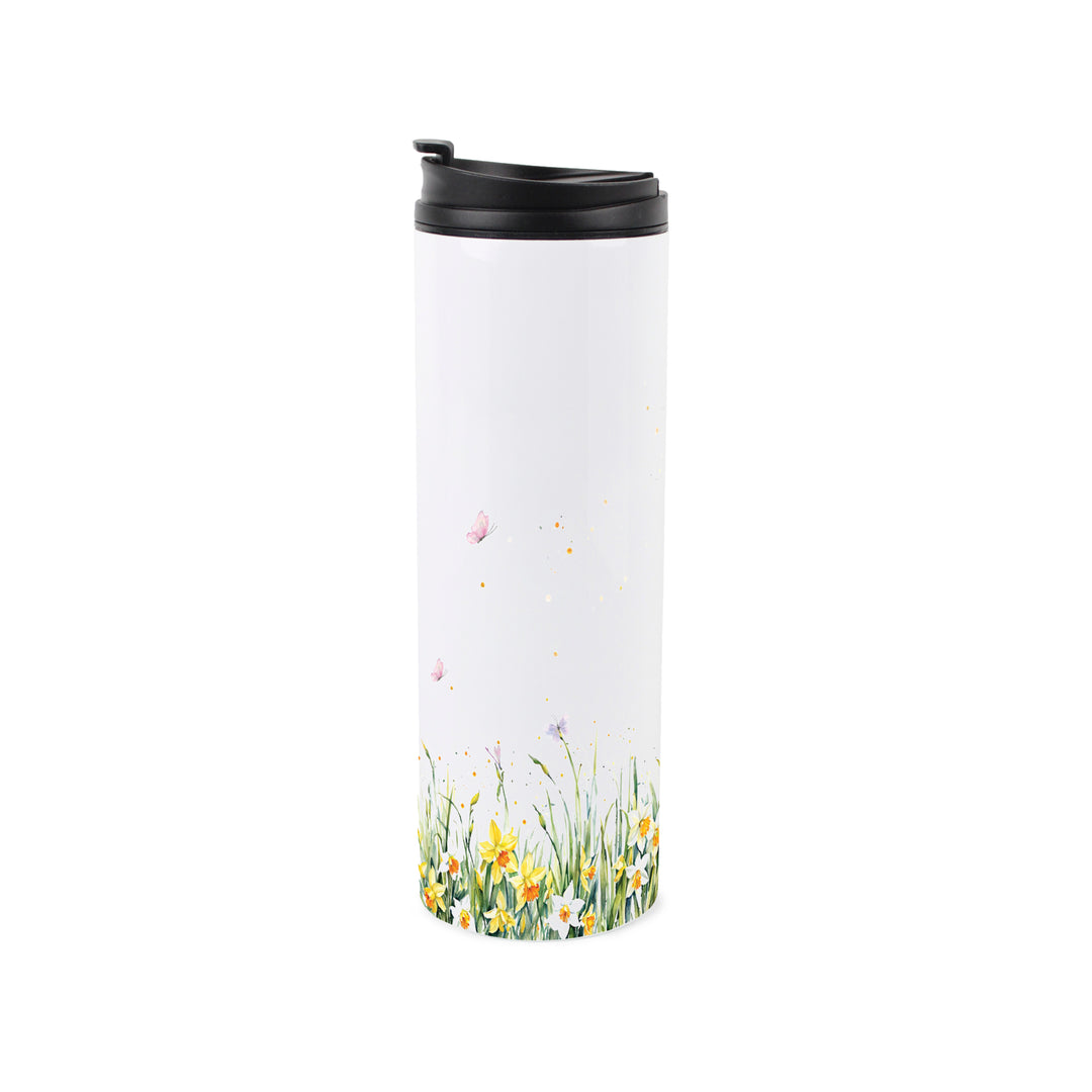 Purely Home Spring Daffodils Travel Flask