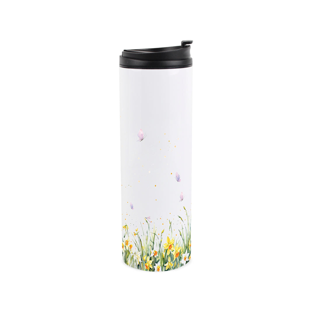 Purely Home Spring Daffodils Travel Flask
