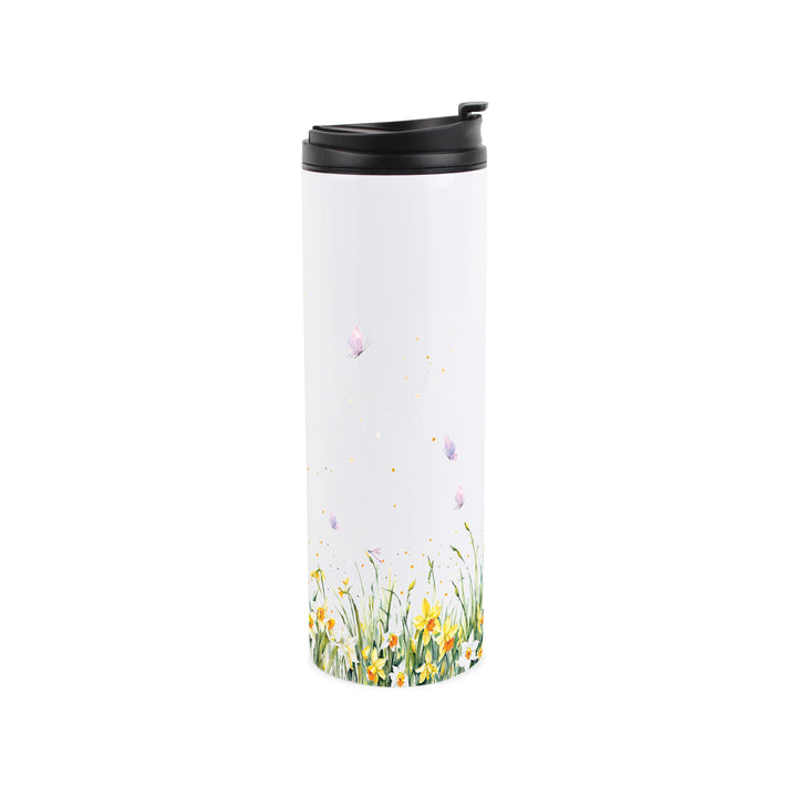 Purely Home Spring Daffodils Travel Flask