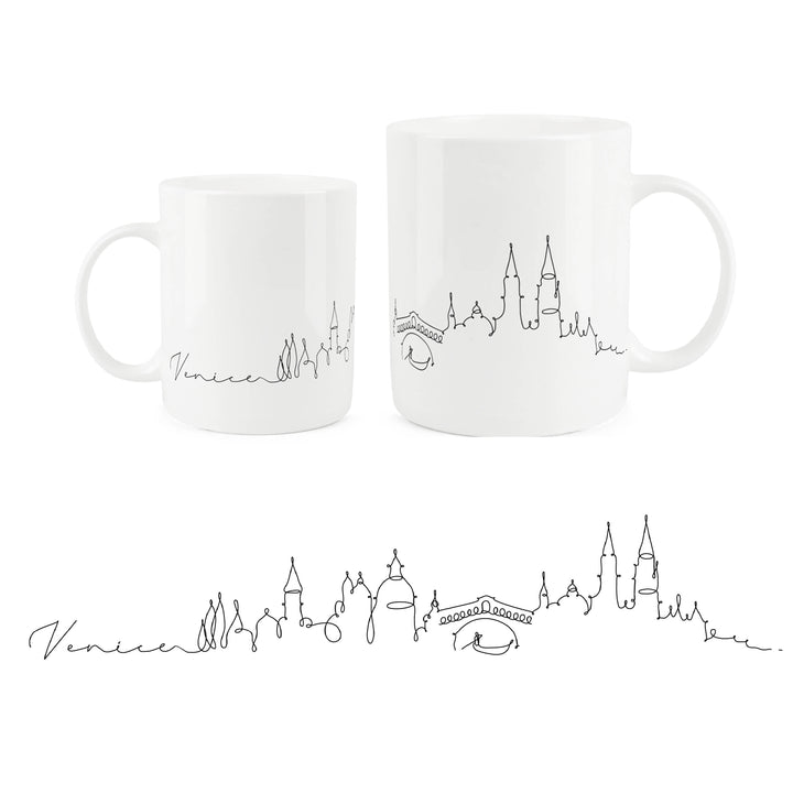 Purely Home City Skyline Bone China Mugs