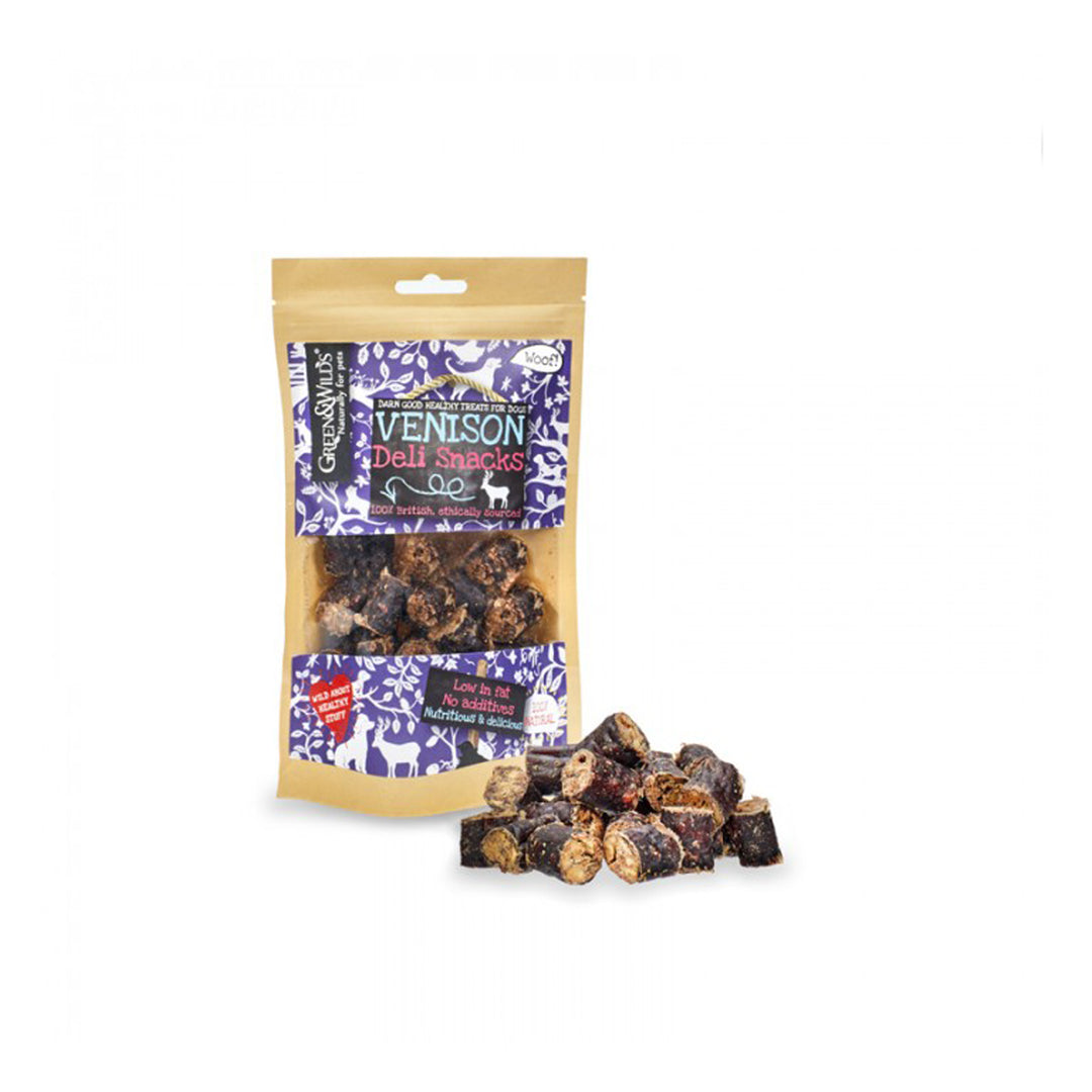 Green & Wilds Eco Dog Treats - Venison Deli Snacks