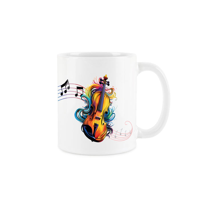 Purely Home Abstract Instruments Ceramic Mug