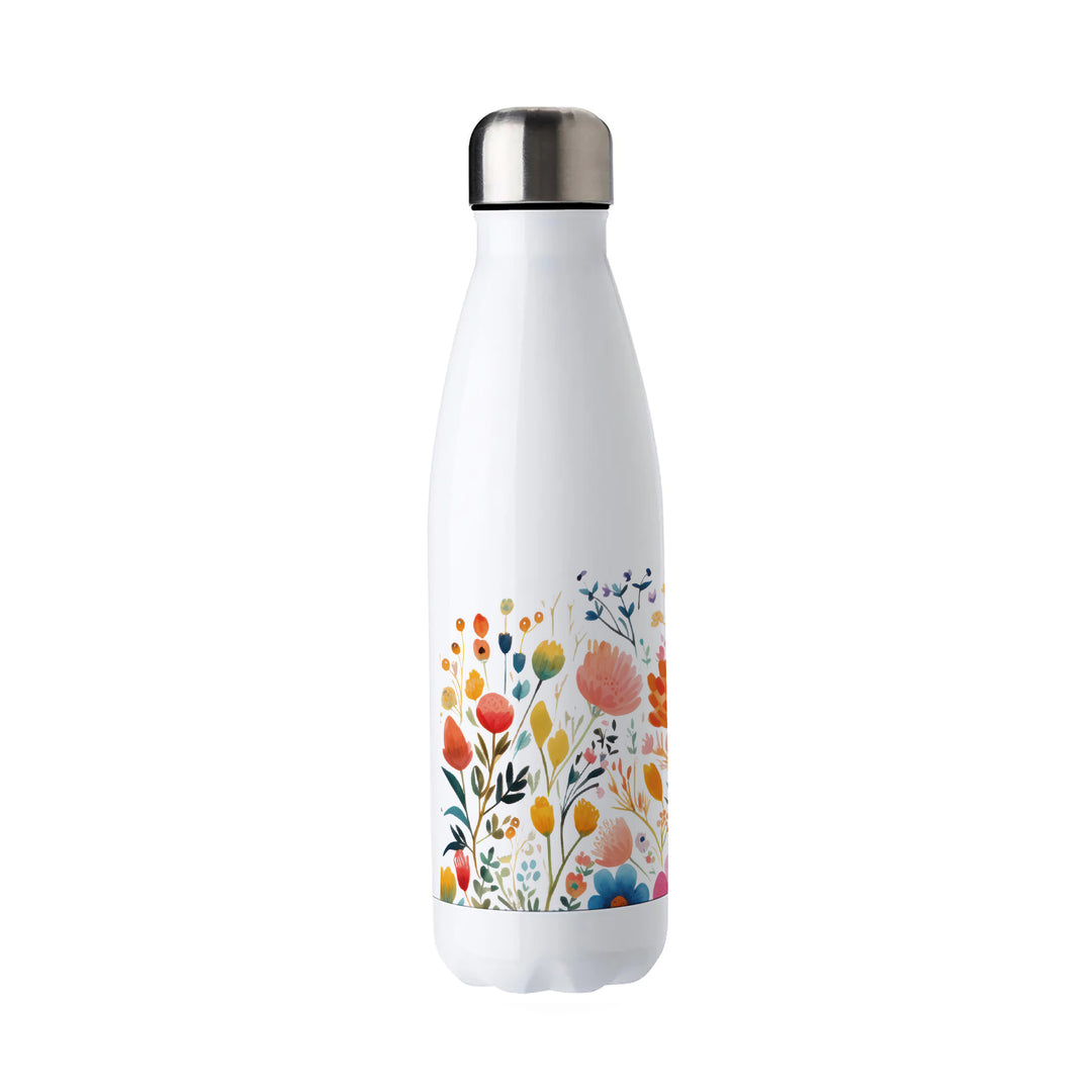 Purely Home Bright Floral Stainless Steel Water Bottle