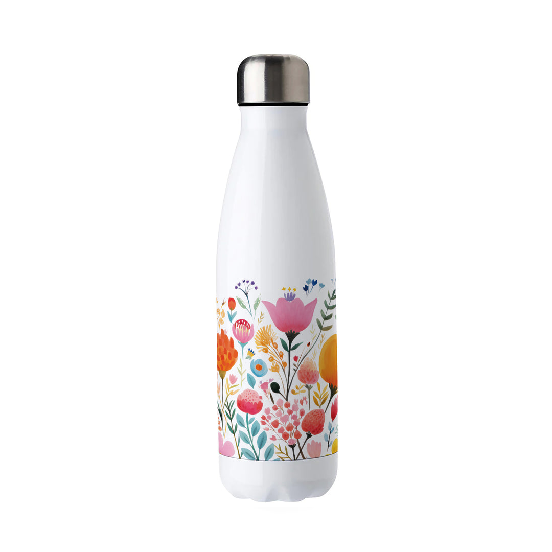 Purely Home Bright Floral Stainless Steel Water Bottle