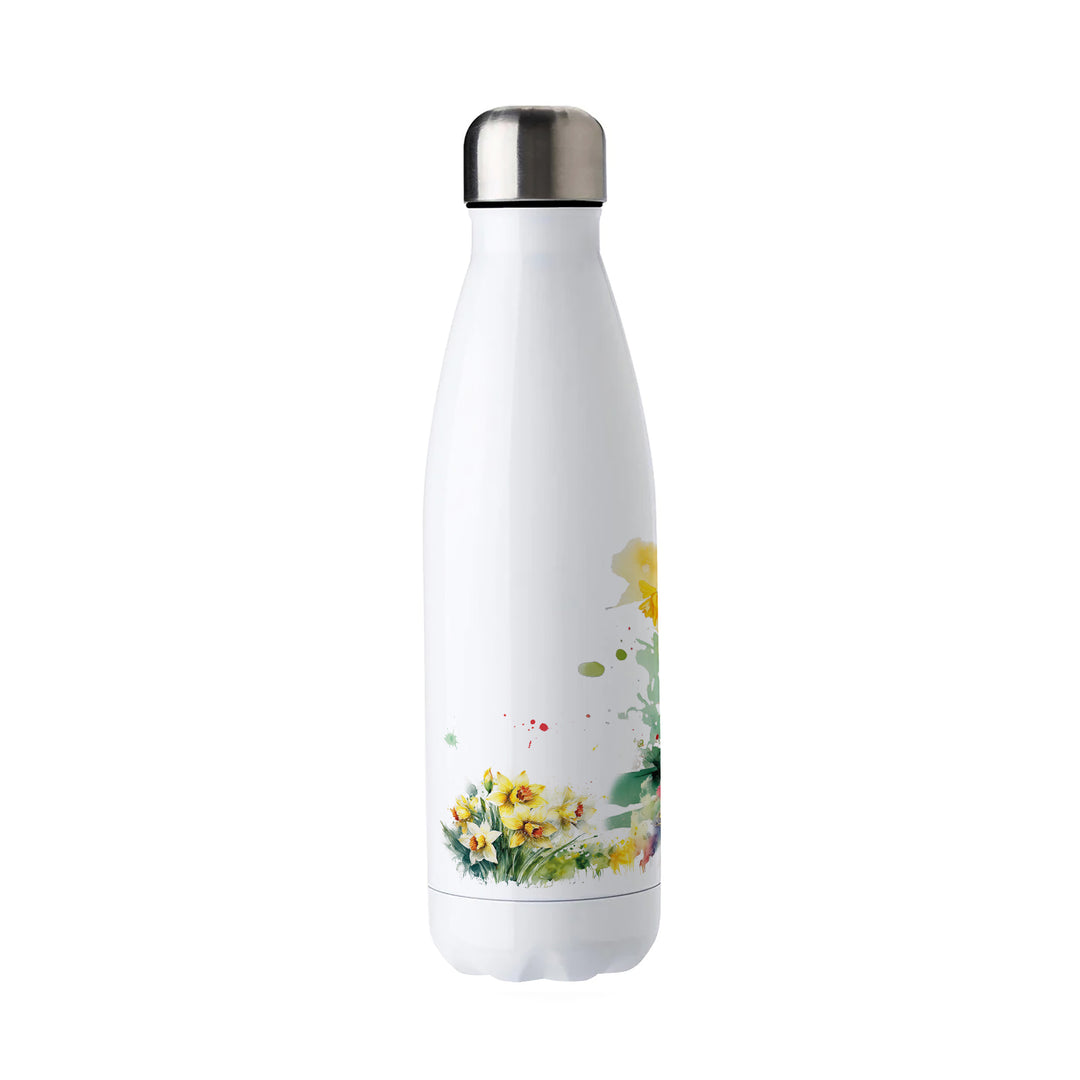 Purely Home Floral Welsh Dragon Stainless Steel Water Bottle