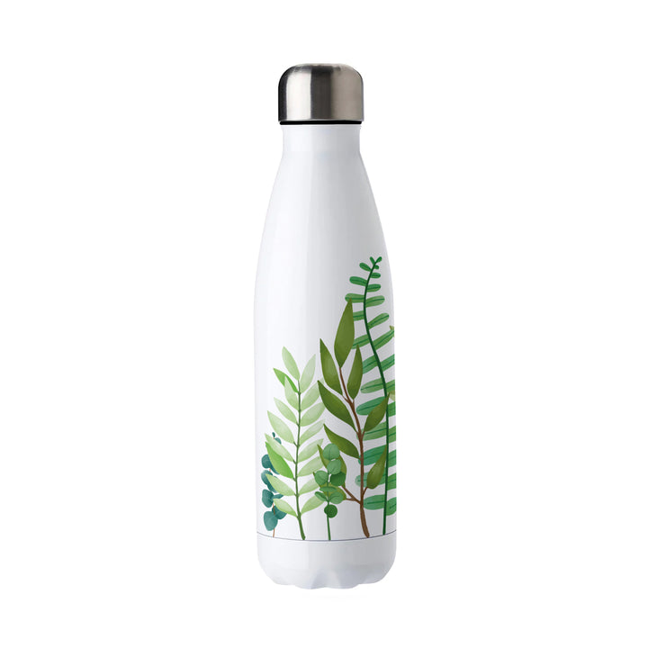 Purely Home Green Foliage Stainless Steel Water Bottle
