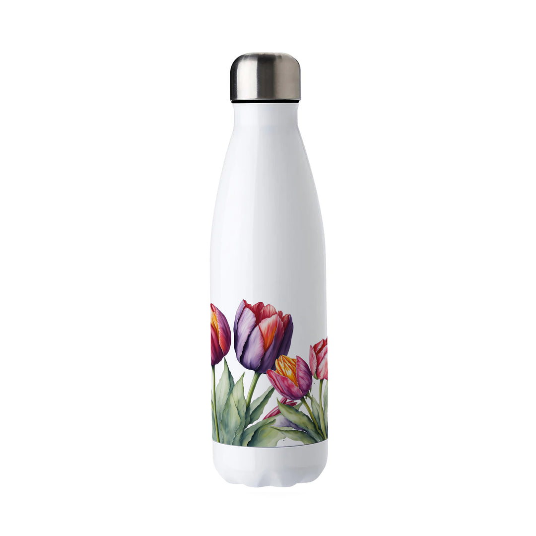 Purely Home Tulips Stainless Steel Water Bottle