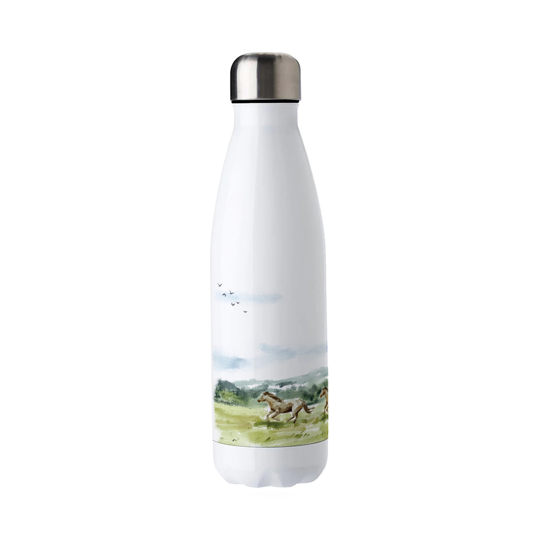 Purely Home Wild Horses Stainless Steel Water Bottle