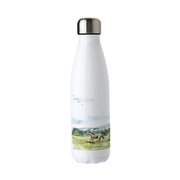 Purely Home Wild Horses Stainless Steel Water Bottle